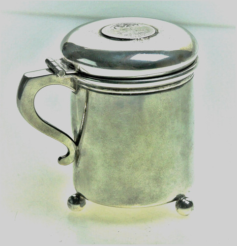 Silber humpen mit - mit, münze