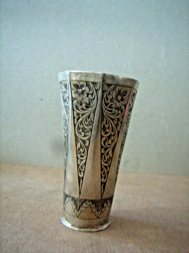 Antiker silber wodkabecher - antiker, silber-wodkabecher