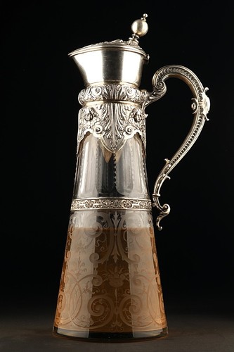 Große silber weinkaraffe - große,