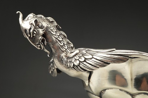 Große silber jardiniere - große,