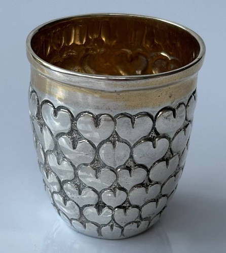 800 silber herzbecher adam - herzbecher,
