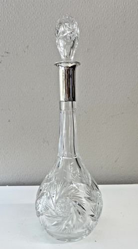 Kristall karaffe mit - kristall,
