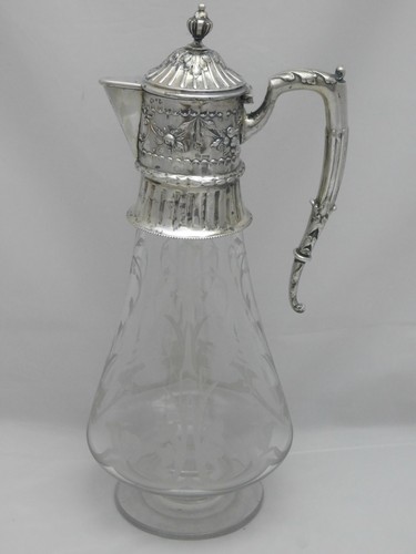 Karaffe weinkaraffe silber - -,