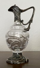 Weinkaraffe Kristall Silber