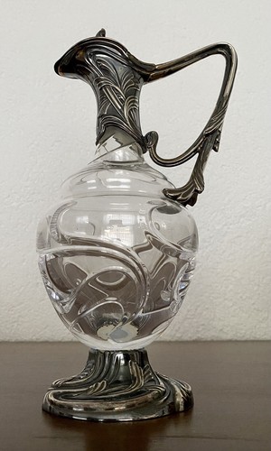 Weinkaraffe kristall silber - weinkaraffe,