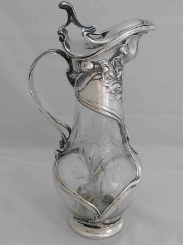 Karaffe weinkaraffe silber - -,