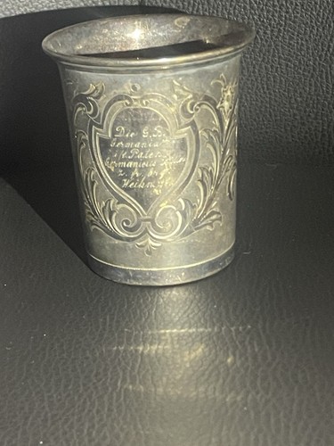 Antiker 800 silber becher 1890 - 800,