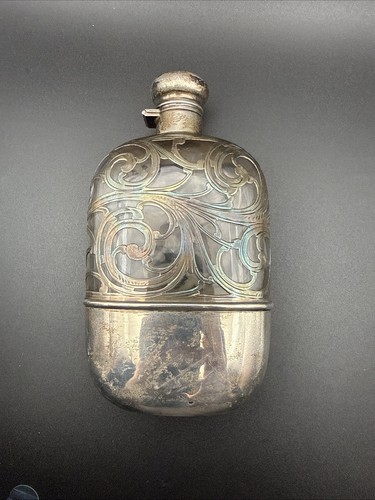 Flachmann glas sterling - flachmann,, glas-sterling