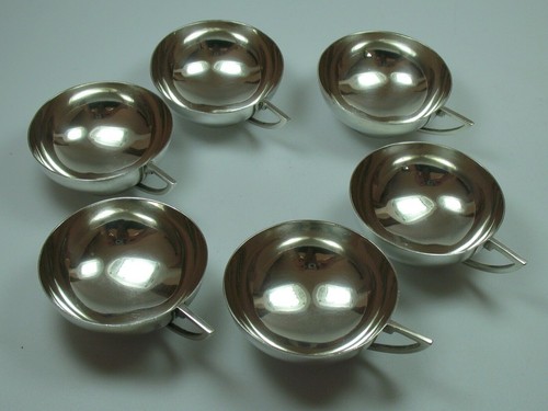 Tassen silber 835 linden - 6,