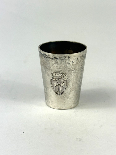 Antiker silber becher wappen - antiker,