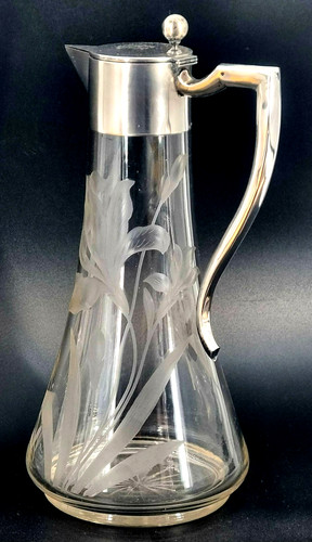 Jugendstil wein likör - likör, karaffe