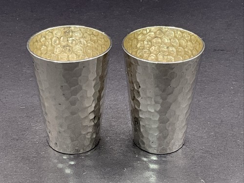 Paar antike schnapsbecher - 1,