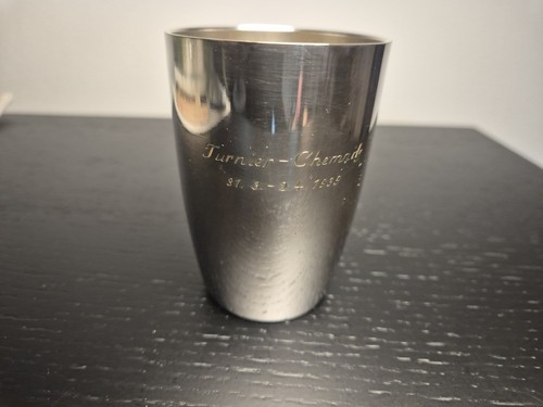 Pokal silberbecher versilbert - pokal,