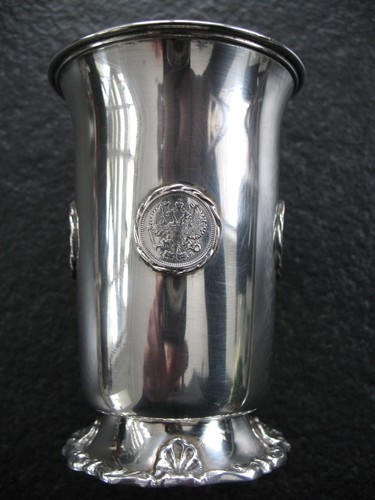 Becher silber 835 münzbecher - becher,