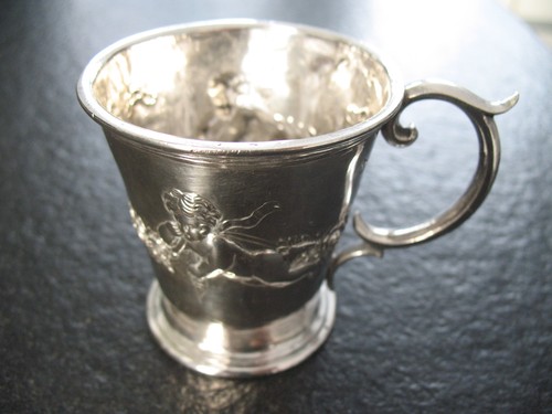 Becher silber 800 handarbeit - silber,