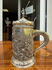 Silber Krug Humpen Deckelungen