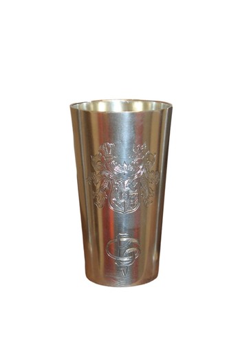 Offiziersbecher 800 silber - offiziersbecher,