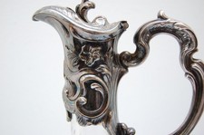 Antike Kristallglas Karaffe