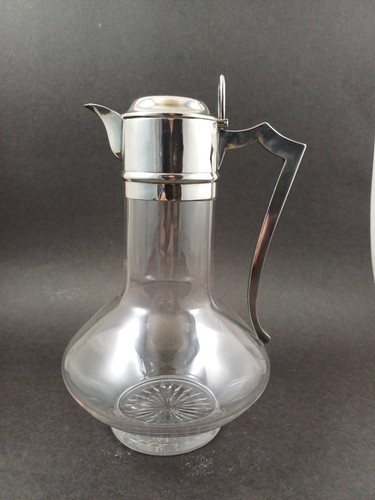 Karaffe mit 925 - , silberhals